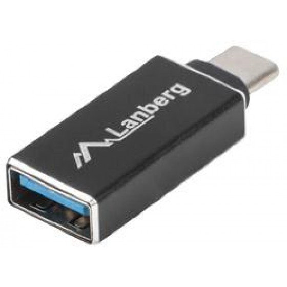 ADAPTER USB-C(M) 3.1->USB-A(F) CZARNY OTG