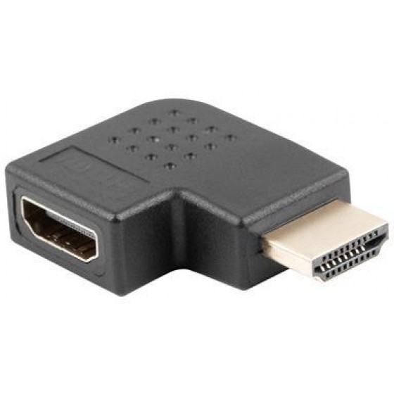 ADAPTER HDMI(M)->HDMI(F) KĄTOWY PRAWO
