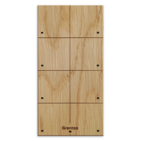 Panel dotykowy TOUCH PANEL 8B jasne drewno z ikonami Grenton