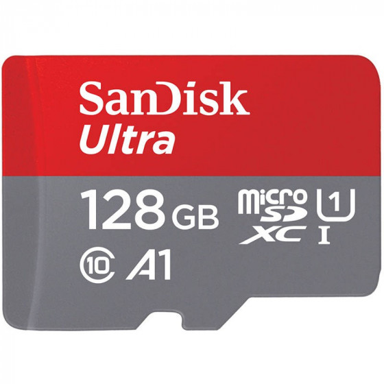 KARTA SANDISK ULTRA microSDXC 128 GB 120MB/s A1 Cl.10 UHS-I + ADAPTER