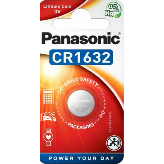 Bateria CR1632 1BL PANASONIC 3V 140mAh (1 szt.)