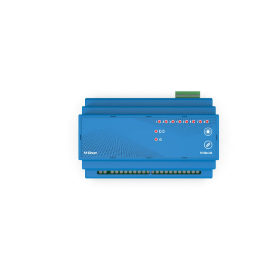 Bezprzewodowy przekaźnik na szynę din niebieski PS-08 230 Tech Sterowniki