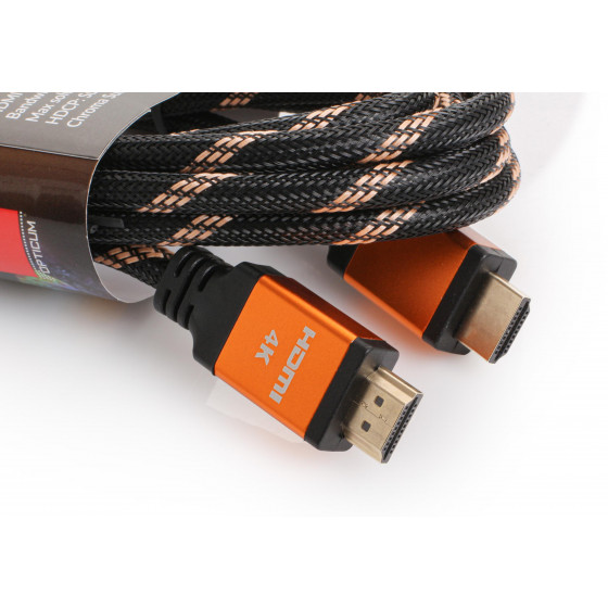 Kabel HDMI-HDMI Opticum RED 4K UHD - 0.5m (v2.0)