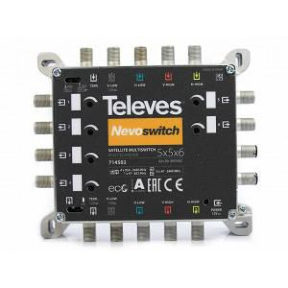 Multiswitch TELEVES 5x5x6 F ref. 714502