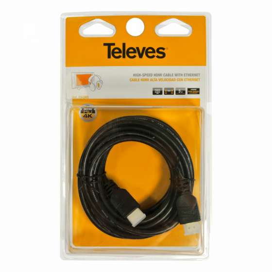 Kabel HDMI 2.0 Televes ref. 494501 1,5m 4K