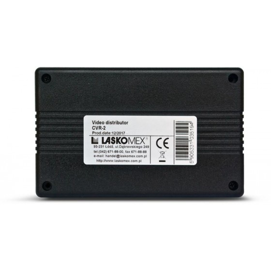 Laskomex CV-R2 CVR-2 Moduł rozdzielacza wideo do monitorów (obsługujący do 4 monitorów)