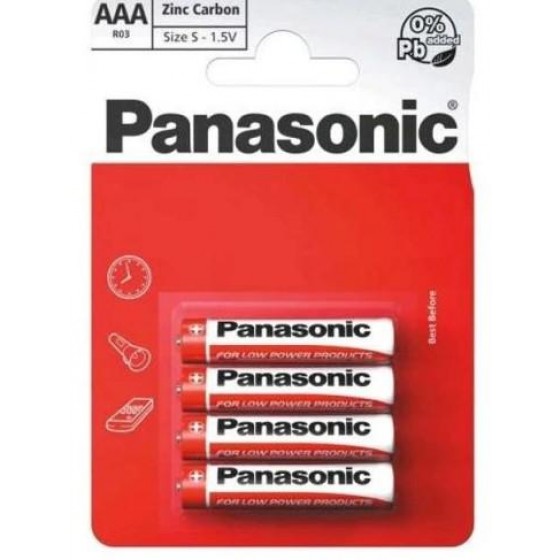 Bateria R03/4BP (AAA) PANASONIC (1 szt.)