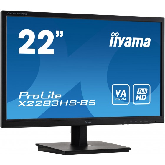 Monitor LED IIYAMA X2283HS-B5 22 cale VA