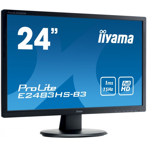 Monitor LED IIYAMA E2483HS-B3 24" HDMI DisplayPort