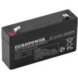 Akumulator AGM EUROPOWER serii EP 6V 1,2Ah (Żywotność 6-9 lat)