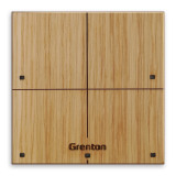 Panel dotykowy TOUCH PANEL 4B jasne drewno z ikonami Grenton