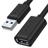 Kabel USB Unitek Y-C428GBK Przedłużacz USB 2.0 AM-AF 1m
