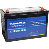 Akumulator LiFePO4 EUROPOWER serii LFP 12,8V 100Ah (Żywotność >2000 cykli)