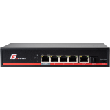 SWITCH POE GETFORT 4+1+SFP Gigabit Ethernet 65W
