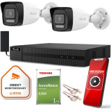 Zestaw monitoringu Hilook by Hikvision 2 kamer IP IPCAM-B2-30DL 1TB dysk