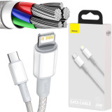 KABEL USB-C -> Lightning / iPhone Baseus Cafule CATLGD-02 1m 20W PD Quick Charging BIAŁY W OPLOCIE
