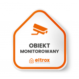 Naklejka obiekt monitorowany mała Eltrox