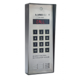 Laskomex CD-2600R audio z czytnikiem kluczy RFID ze stali nierdzewniej, w obudownie natynkowej.