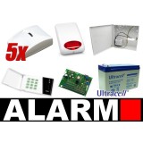 Alarm Satel CA-6 LED, 5xBINGO, syg. zew. SPL-5010R