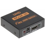 ROZGAŁĘŹNIK HDMI-SP-1/2KF 1xWEJŚCIE NA 2XWYJŚCIA