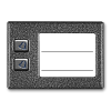 ACO CDN-2NP ST Podświetlany panel listy lokatorów z 2 przyciskami